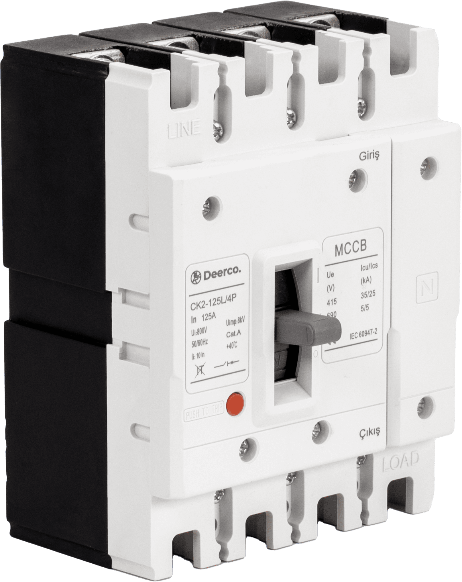 Derko 4 Kutuplu Sabit Tip Kompakt Şalter